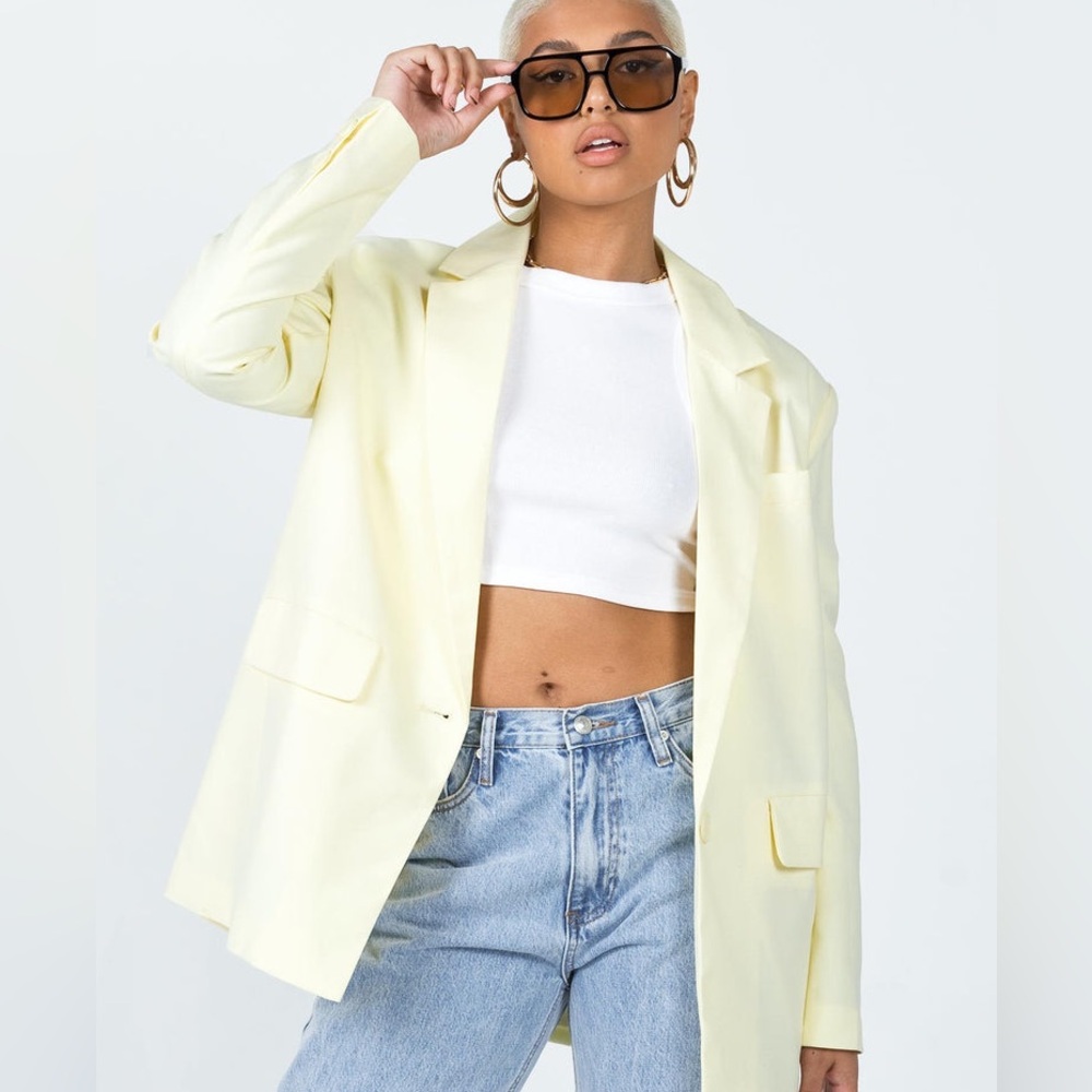 WELCOME TO THE JUNGLE BLAZER LEMON